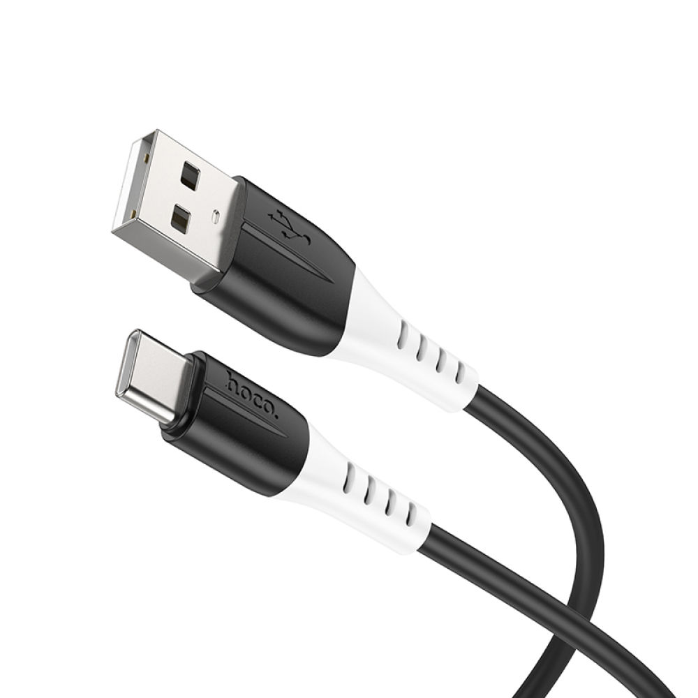 Кабель HOCO X82 USB Type-C cable, 1м, 3A, 60W, черный